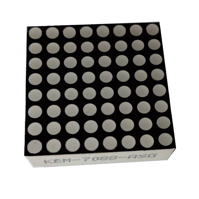 8x8 LED dot matrix display LED chip construction