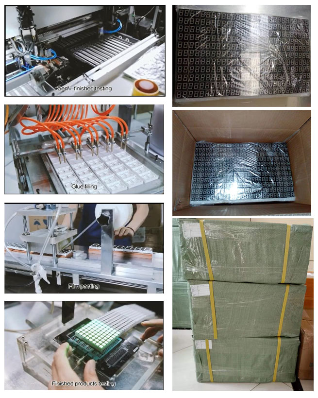 6x6mm square dot LED matrix display application