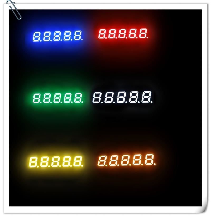 5 digit 7 segment led display red 0.28 inch