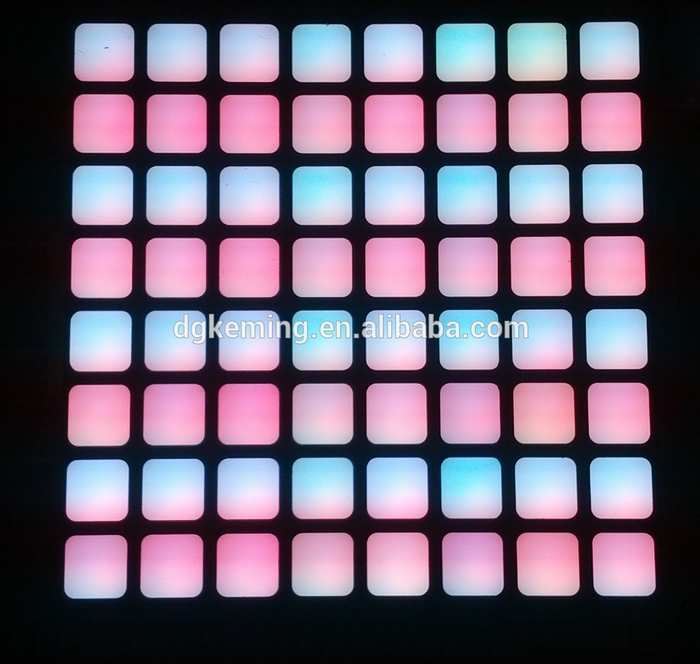 New Products Full Color Square Dot rgb Led Matrix 8x8 Dot Matrix Display
