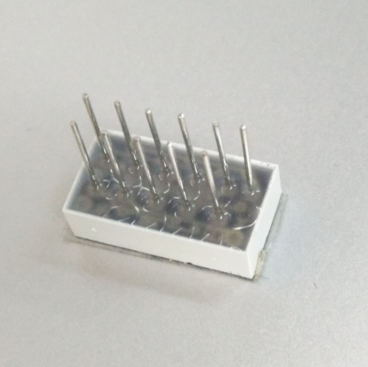 0.25 inch seven segment led display red