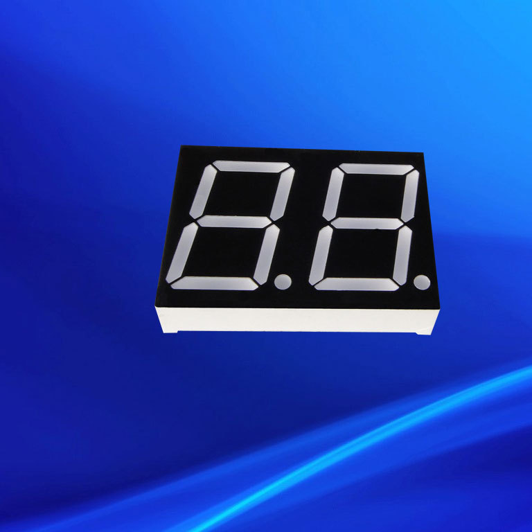 0.80 inch 2 digit 7 segment led display