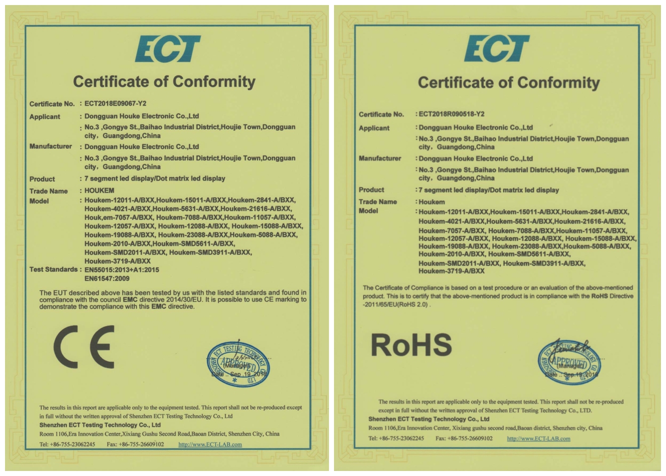 Houke-certifictes