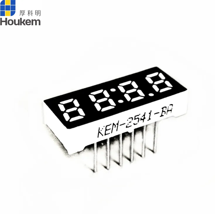 0.25'' 7 segment green display