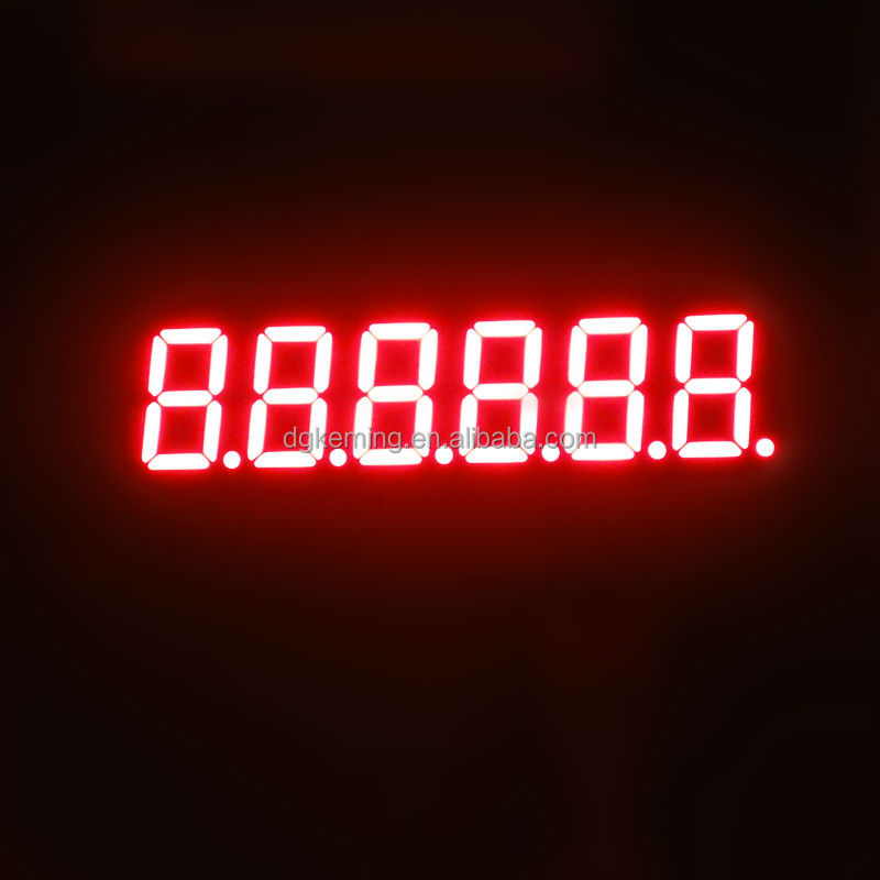 Big discount 0.36 inch 6 digit 7 segment led display red color