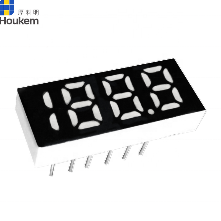 0.25'' 4 digit 7 segment led display