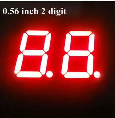 Ultra red dual 7 segment led display 2 digit 7 segment display 7 segment fnd 2 digit