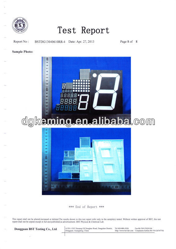 Gray surface Red color Single digit led 16 Segment alphanumeric Display