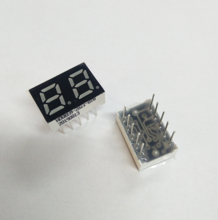 0.28 inch 2 digit 7 segment led display