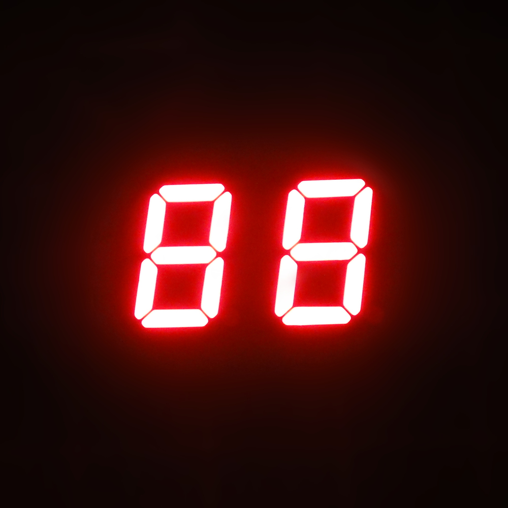 kem-4021-bsr 7 segment mechanical 7 segment led display 2 digit 0.4