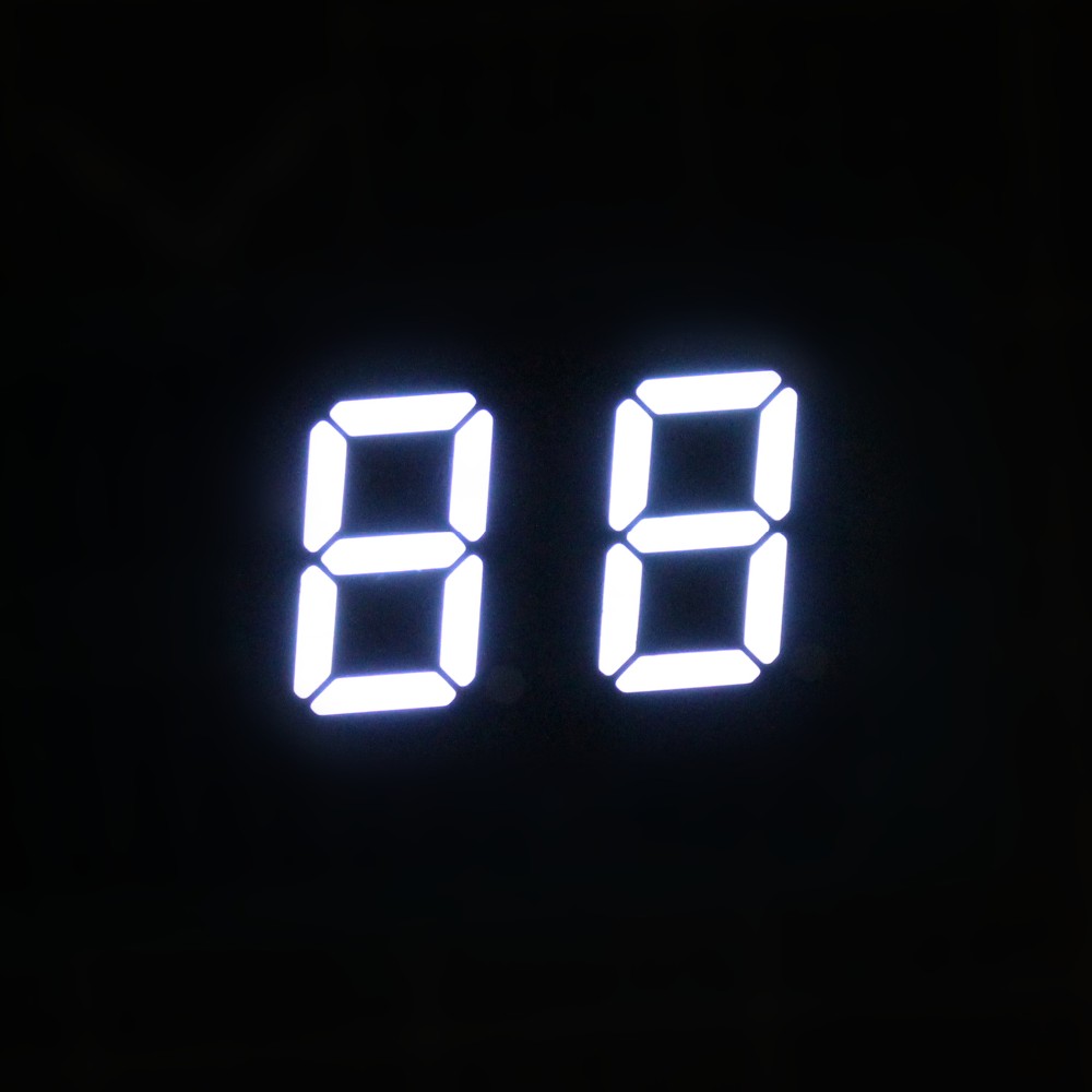 kem-4021-bsr 7 segment mechanical 7 segment led display 2 digit 0.4