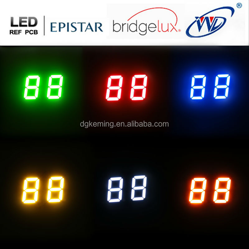 kem-4021-bsr 7 segment mechanical 7 segment led display 2 digit 0.4