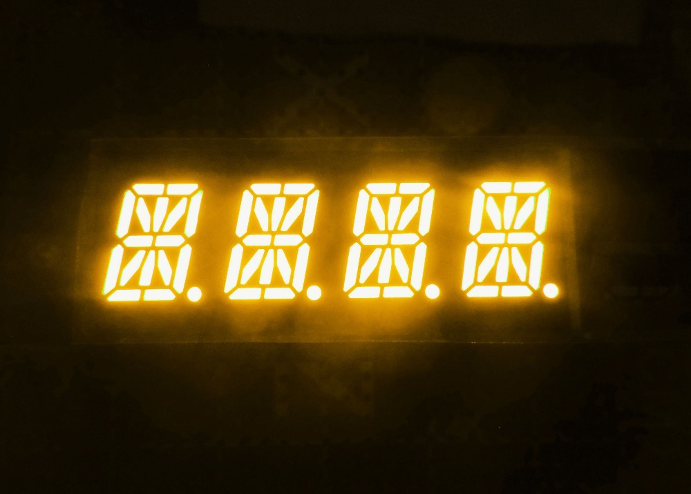 kem-394d Alpha numeric 4 digit 16 segment display 0.39 inch alphanumeric led display