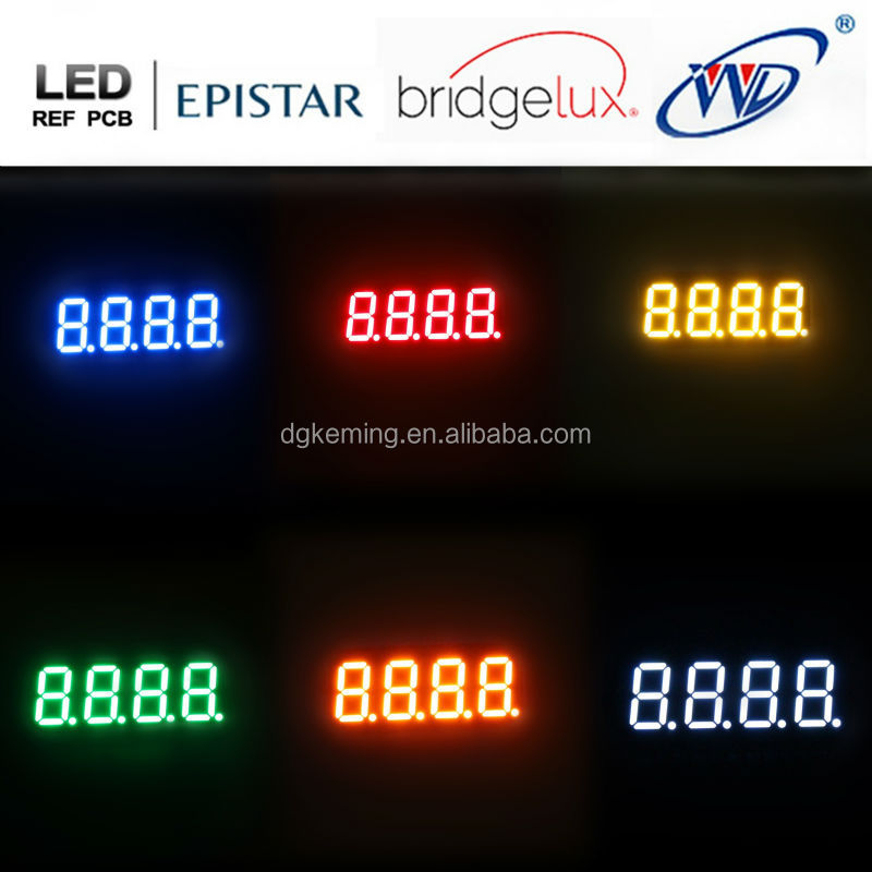 Common anode kem-3641-bs 0.36 inch 7 segment display led digital display 4 digit