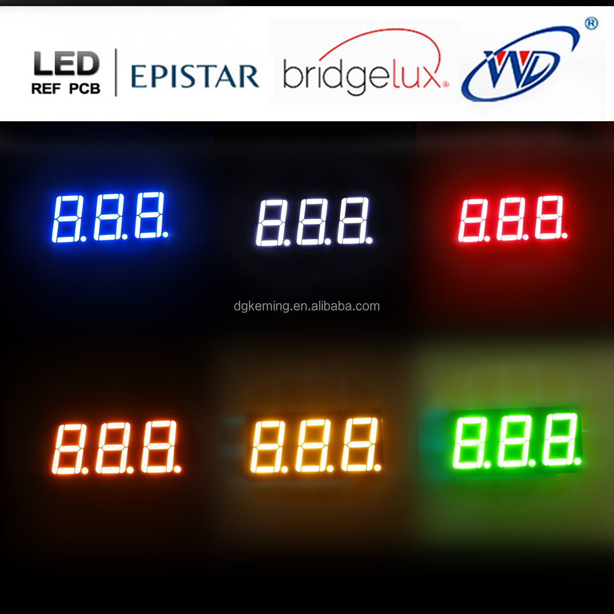 7 segment led display 3 digits, 0.56 inch 3 digit 7 segment display
