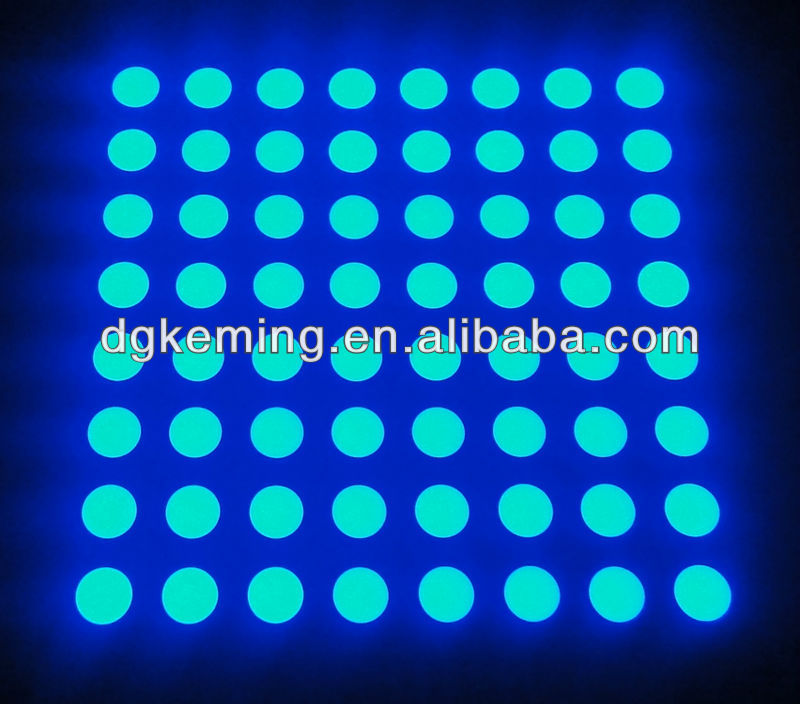 full color 5 mm 8x8 rgb dot matrix led display,60*60 dot matrix