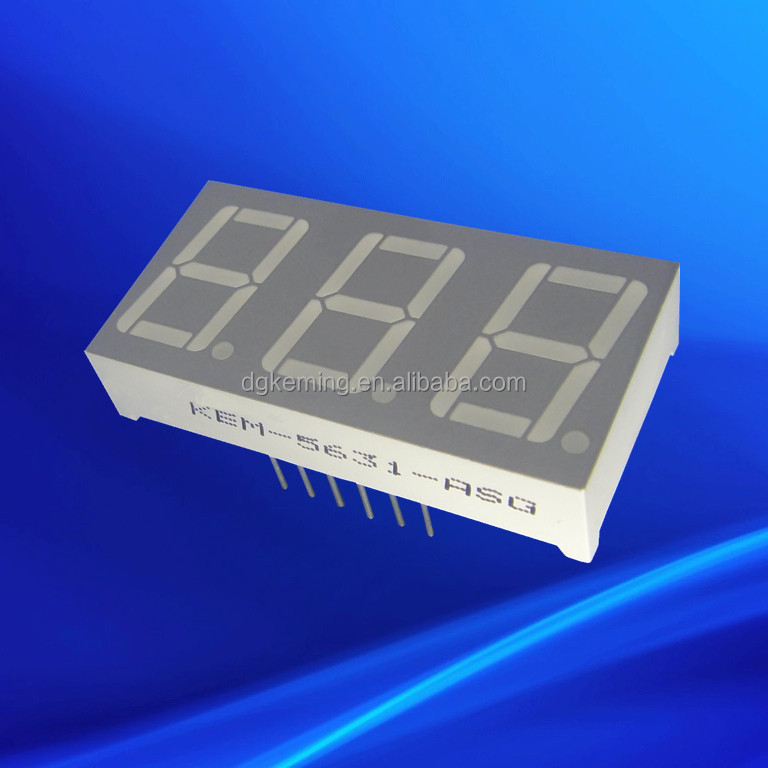0.56 inch 3 digits led fnd display 7 segment fnd led display red