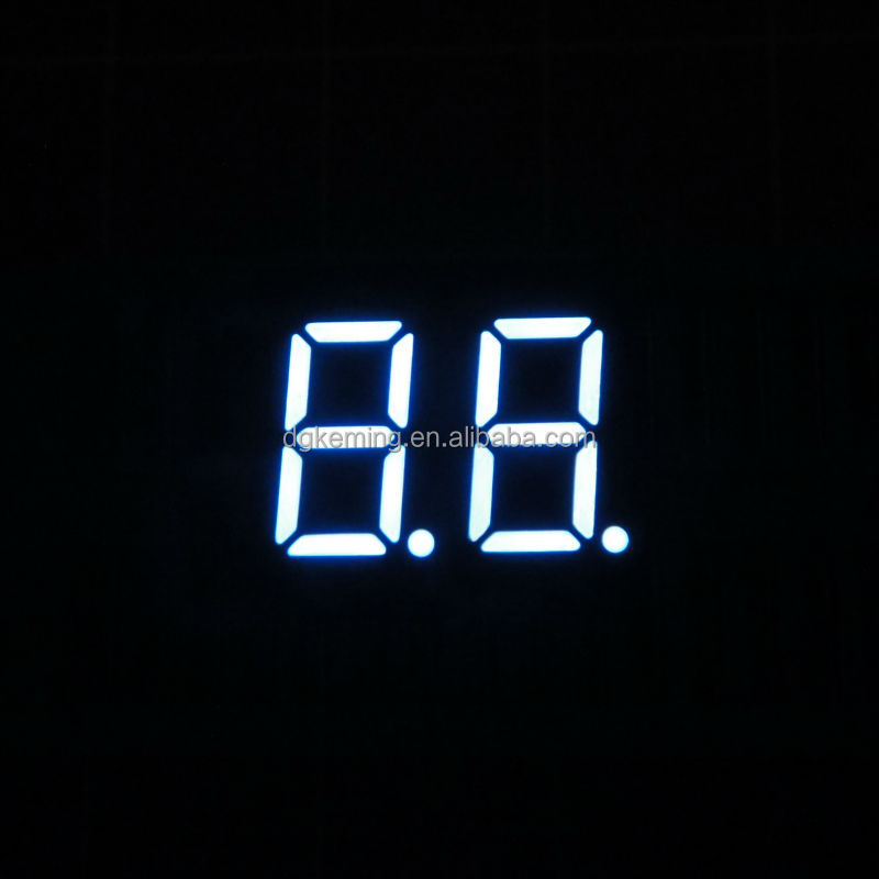 Alibaba white 0.36 inch 7segment led numeric display 2 digit