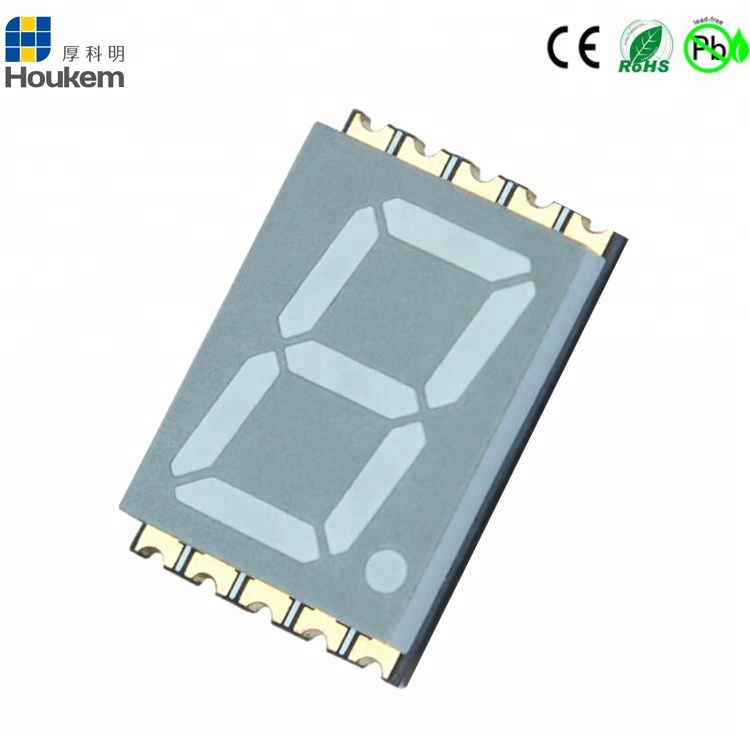 smd type 0.39 inch 7 segment led display green