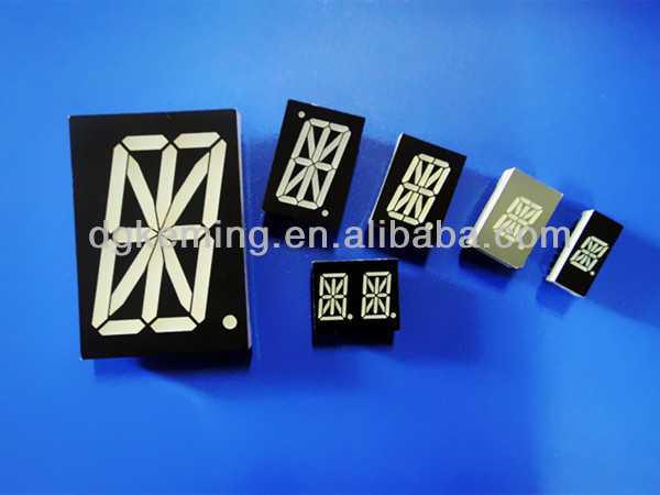 Common anode Red color fys-5013a/b led 16 Segment display Single digit alphanumeric Display