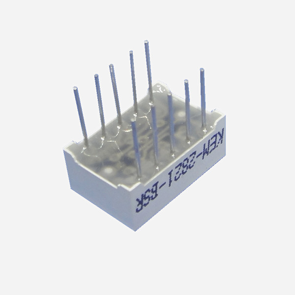 two digit 7 segment display blue