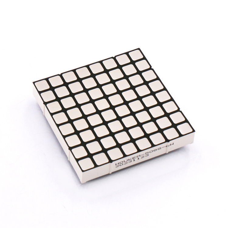 RGB LED matrix display module 8x8 high brightness Houkem 5088 BRGB product front view