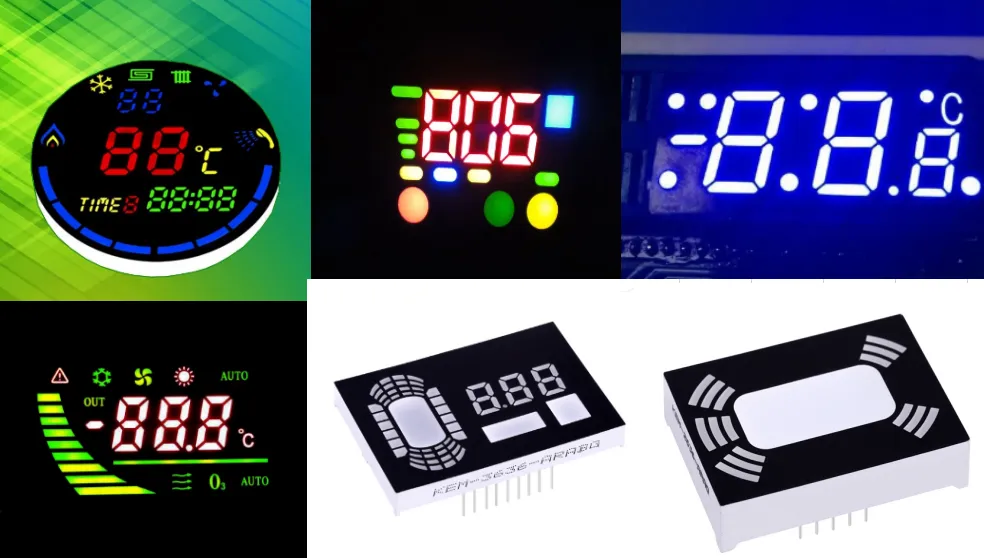 3mm LED dot matrix display module PCB structure side view