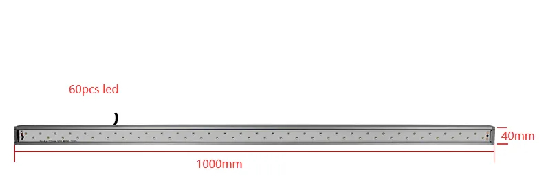 10W UVC LED light bar technical specifications and wavelength options