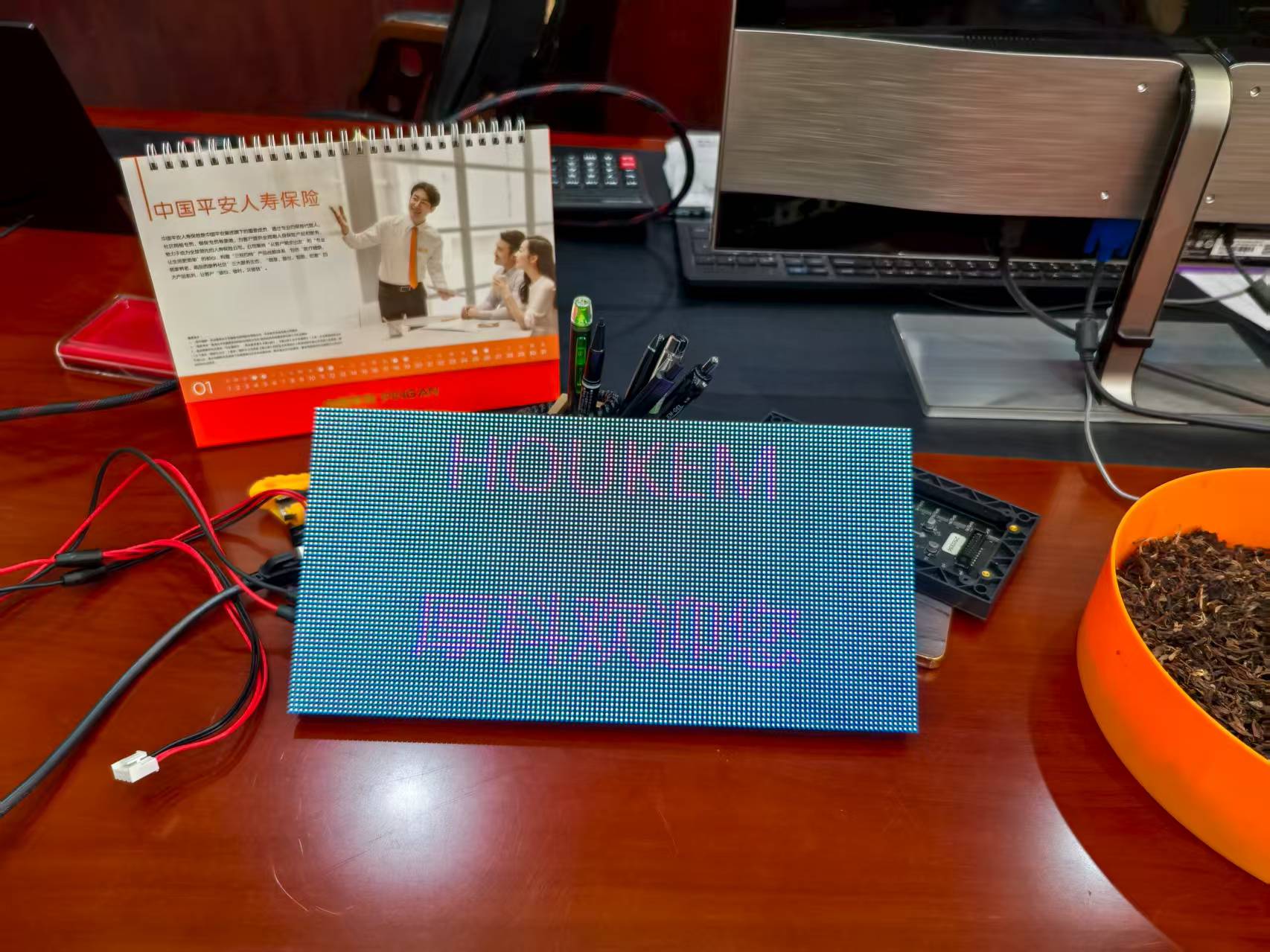 LED matrix display module specification and size chart