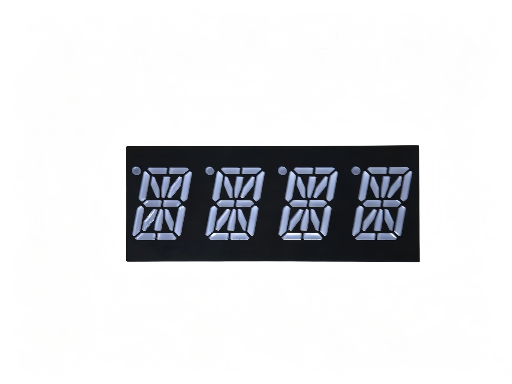 China LED display factory workers testing customized LED screen products