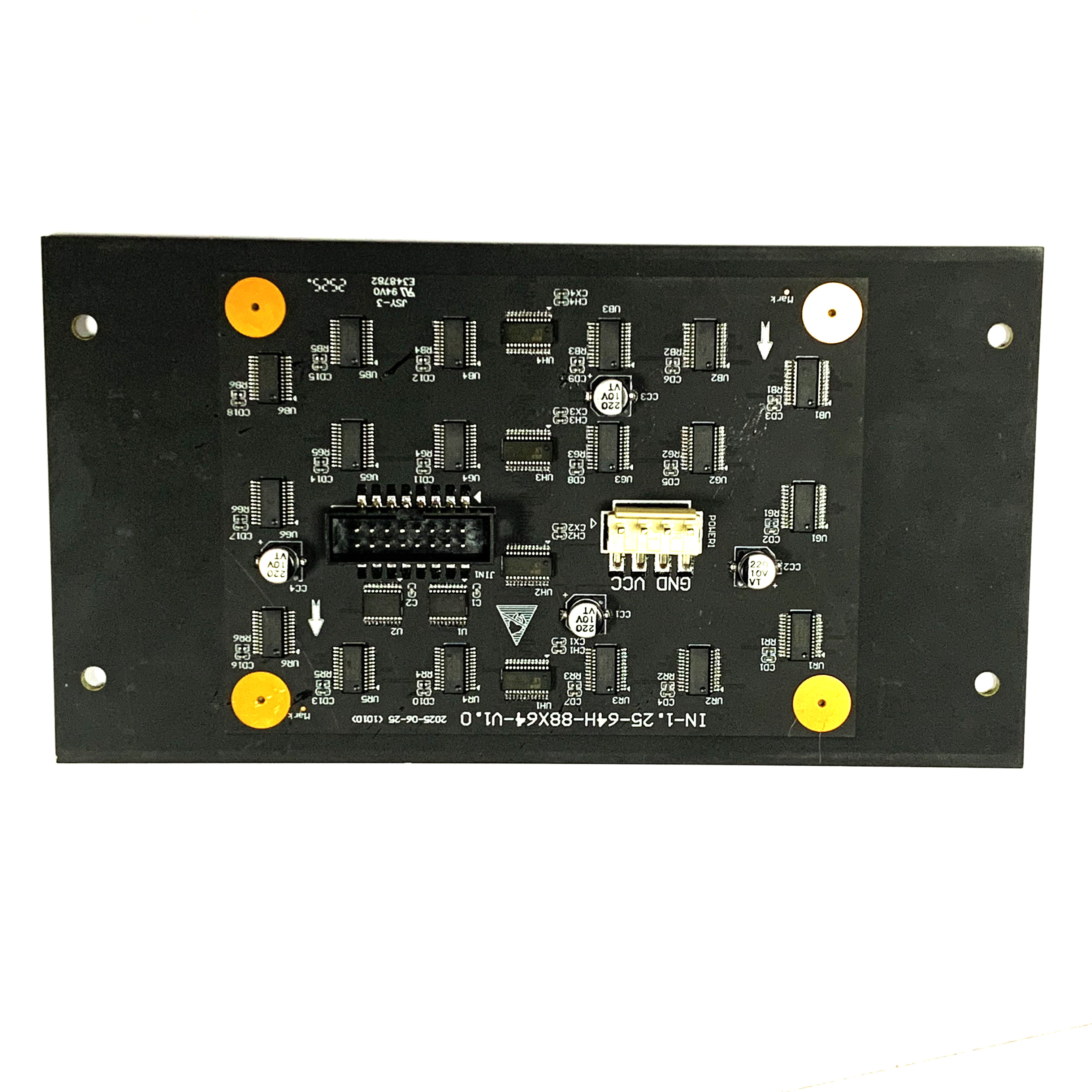 P1.25 RGB LED matrix display module front view