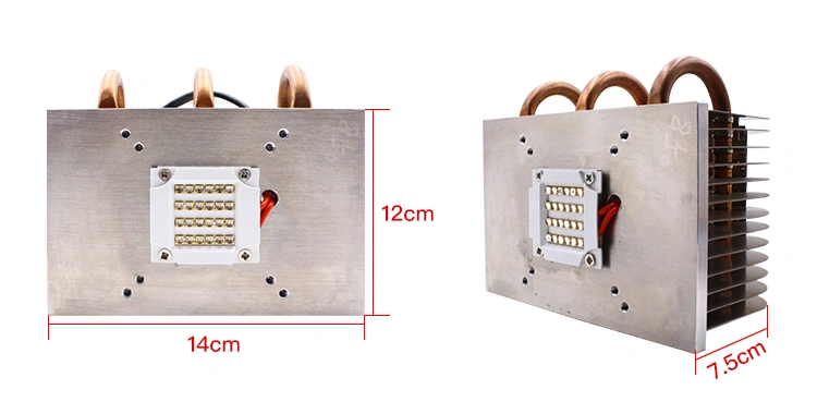 industrial UVC LED module aluminum housing sterilization light bar