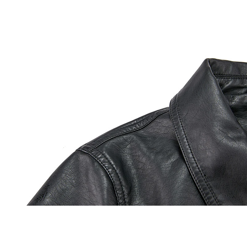 2019 Women Slim Autumn Cool Black Coat Fashion Motorcycle PU jacket for lady  4232