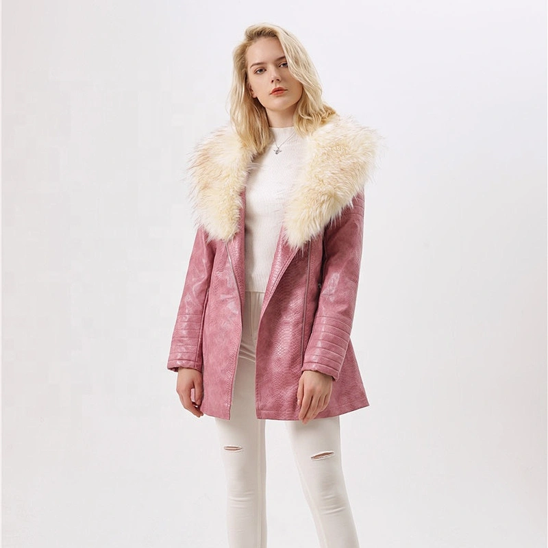 women winter coat with down coats thicken downwomen  fur hood jacket  clothing LR-6314B
