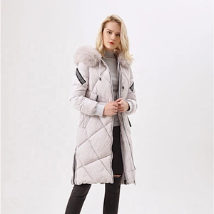 Fashion Winter warm coat Fur Hood Lady Winter Parka Jacket Women Long Coat LR-910030