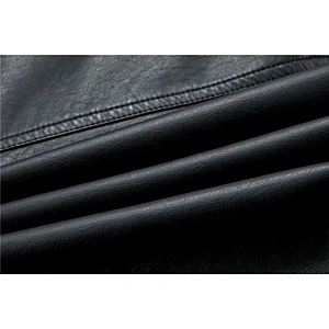 2019 Women Slim Autumn Cool Black Coat Fashion Motorcycle PU jacket for lady  4232