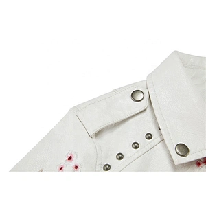 Fashion women's leather jacket Female pu Jacket Outerwear 17519