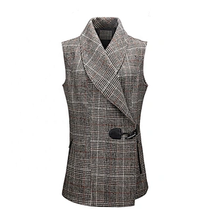 Fashion Women Vintage Style Short  sleeveless Vest LR9520