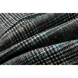 Women Slim short Winter plaid coat fashion jacket for lady 2019 LR-9601