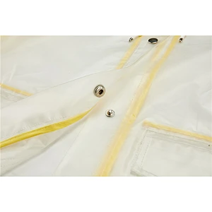 Winter Long Waterproof Adult Raincoat  Women Long TPU Raincoats for Lady 3447