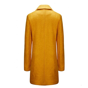 2019 Women Winter  Warm Long Turn-down Collar Windproof Wool Trench Coat  For Lady