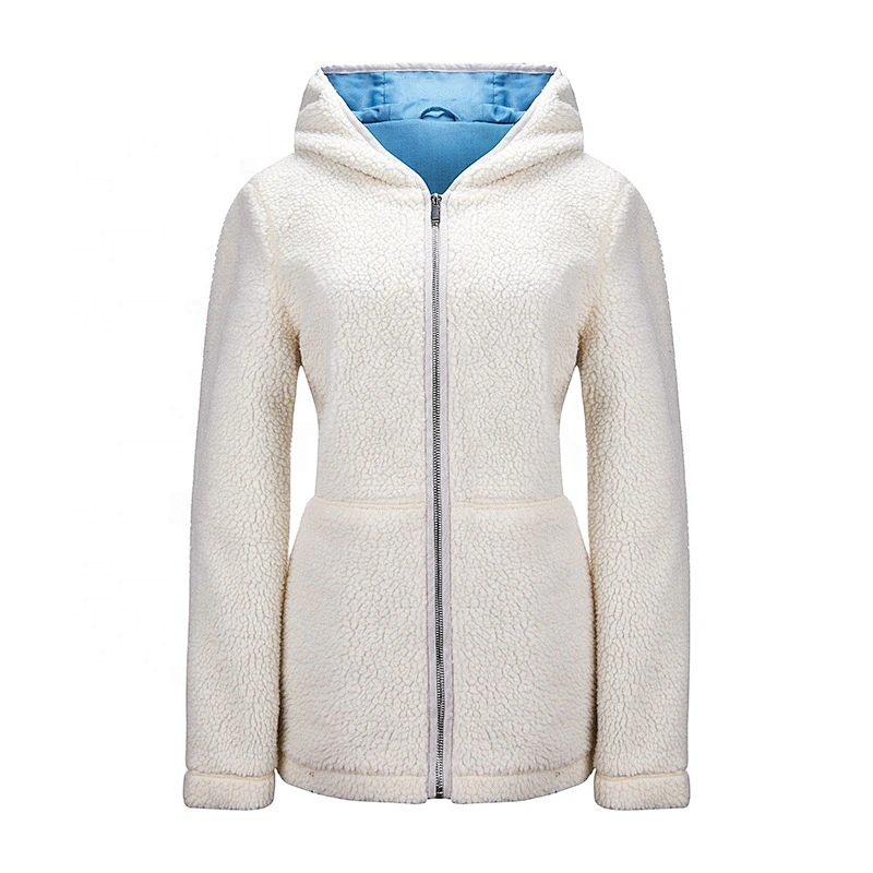 Womens Long Winter Turn-down collar 100%Polyester Plaid Hooded Padded Coat For Ladies 5155-702