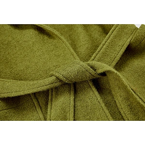 Women Winter Long Turn-down Collar Windproof Trench Coat  Keep Warm For Lady  LR-8897