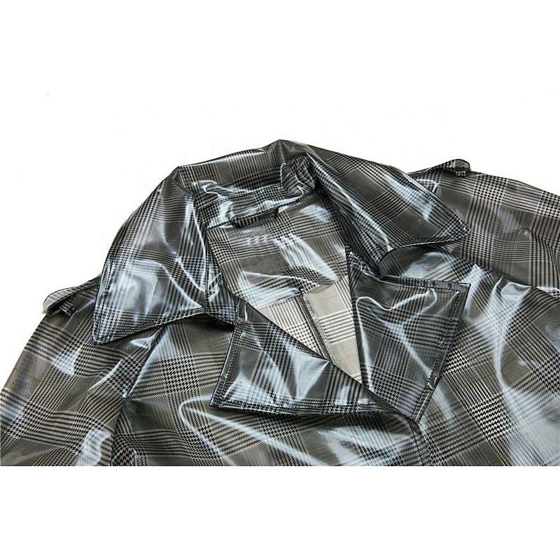 New Design Long Turn-down collar Waterproof Adult Raincoat  Women Long TPU Raincoats for Lady FT0240
