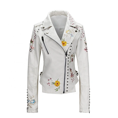 Fashion women's leather jacket Female pu Jacket Outerwear 17519