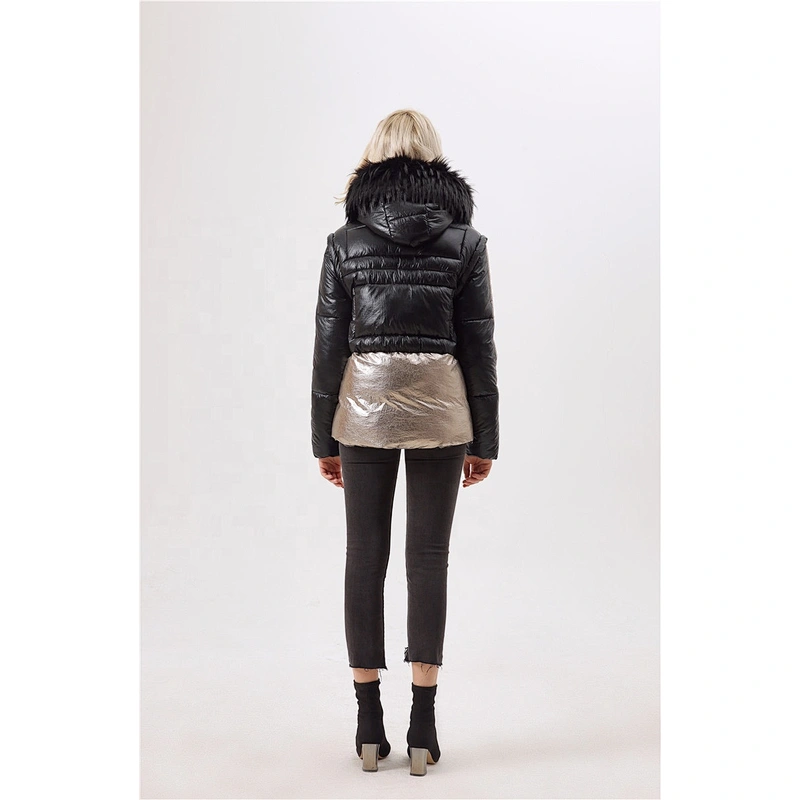 Fashion winter padding coat for women with down coats thicken down  raccoon  fur hood