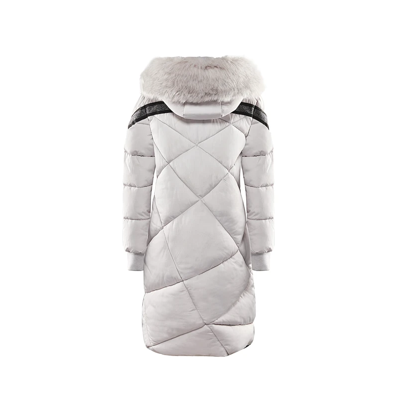 Fashion Winter warm coat Fur Hood Lady Winter Parka Jacket Women Long Coat LR-910030