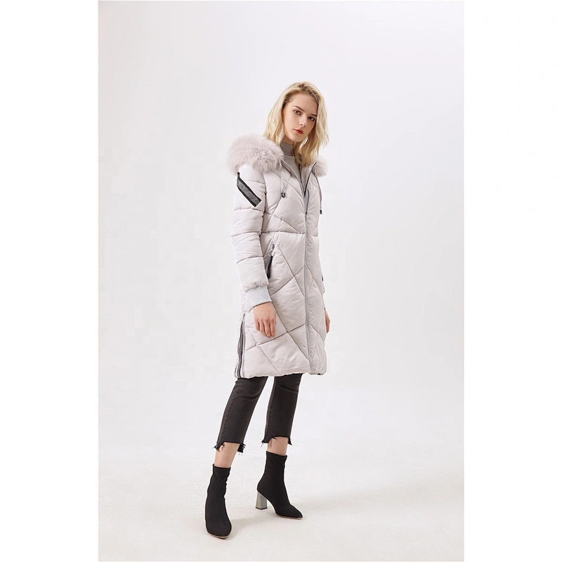 Fashion Winter warm coat Fur Hood Lady Winter Parka Jacket Women Long Coat LR-910030