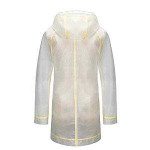 Winter Long Waterproof Adult Raincoat  Women Long TPU Raincoats for Lady 3447