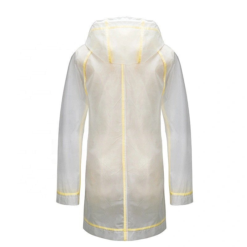 Winter Long Waterproof Adult Raincoat  Women Long TPU Raincoats for Lady 3447